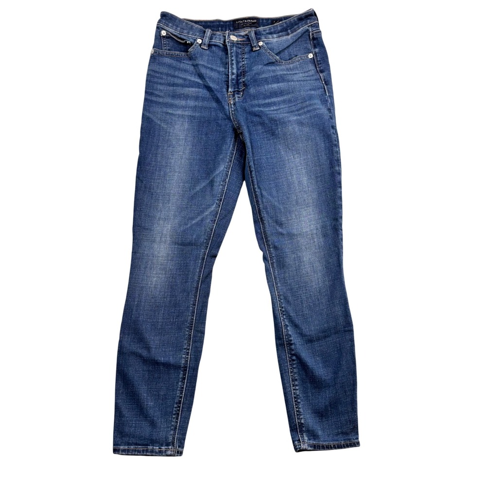 Lucky Brand Bridgette Skinny High Rise Ankle Jeans Blue Denim 6/28 7WP10498Z8